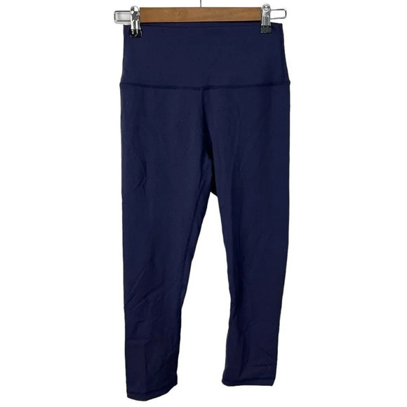 Zyia Active Navy Blue High Waist Leggings Size 6-8 Stretch Women’s - Picture 1 of 7